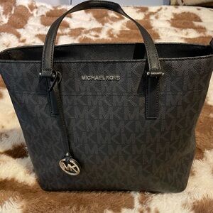 Michael Kors Charcoal Signature Tote